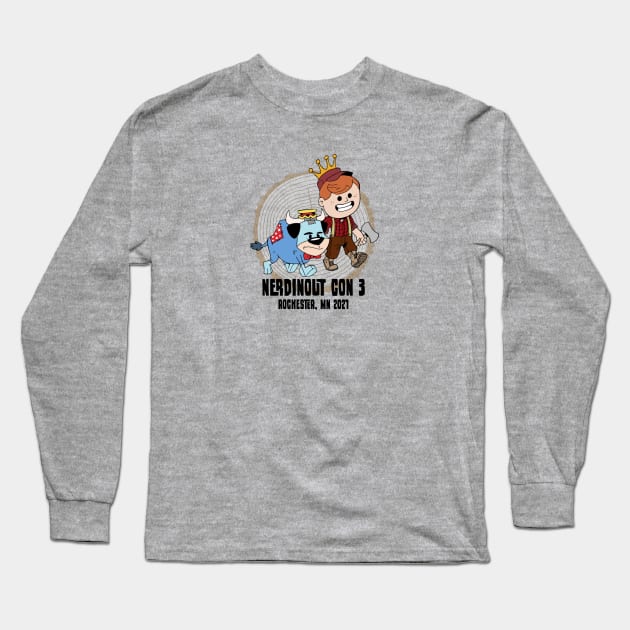 Exclusive Freddy Bunyan and Huckleberry Babe Long Sleeve T-Shirt by NerdinOut Con 